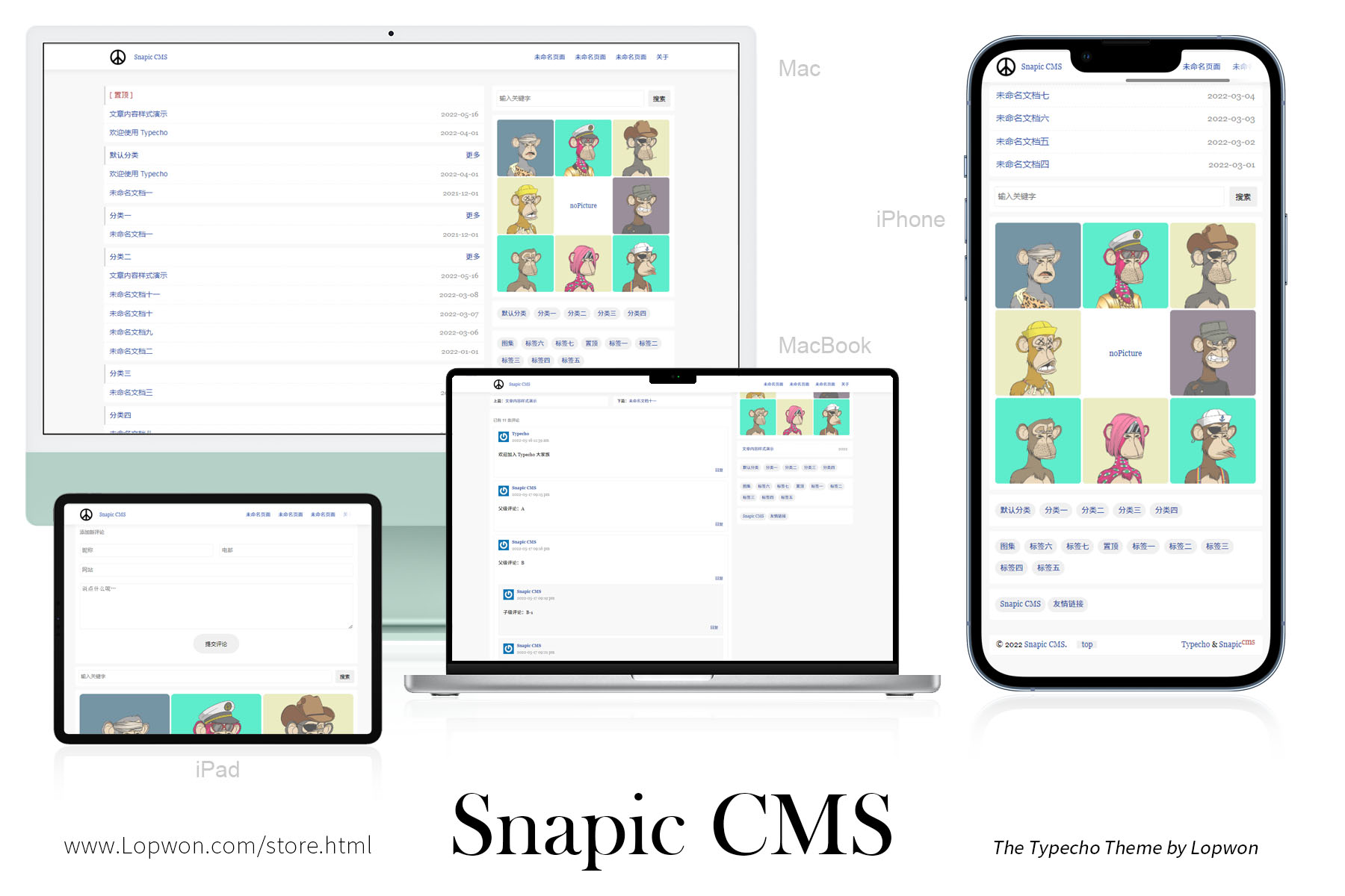 Snapic CMS 使用文档
