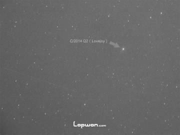 奥林巴斯卡片相机也拍爱喜彗星