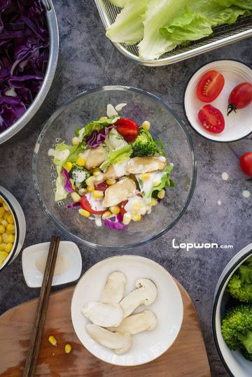 松茸时蔬沙拉