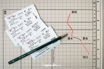 昆明至河口，火车吃旅