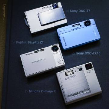 四台潜望式卡片机