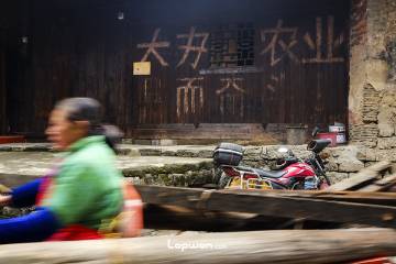 2022年01月03日，湖南省边城镇，茶峒一景。by Lopwon