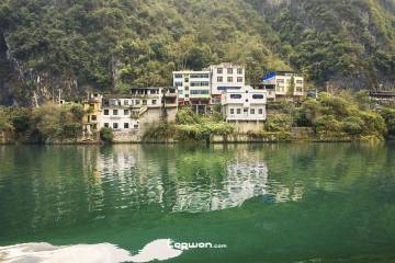 2022年01月01日，贵州省沿河县，乌江一景。by Lopwon